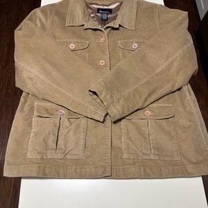 Retro Denim&Co Tan Corduroy Jacket